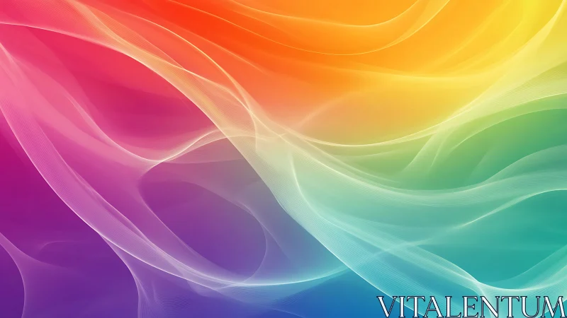 Chromatic Waveform Gradient with Layered Vector S-Curves.