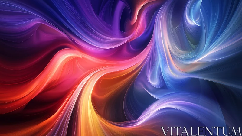 Color currents swirling through a dream-bright night sky.