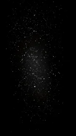 Starfield drifts through deep black space in quiet stillness
