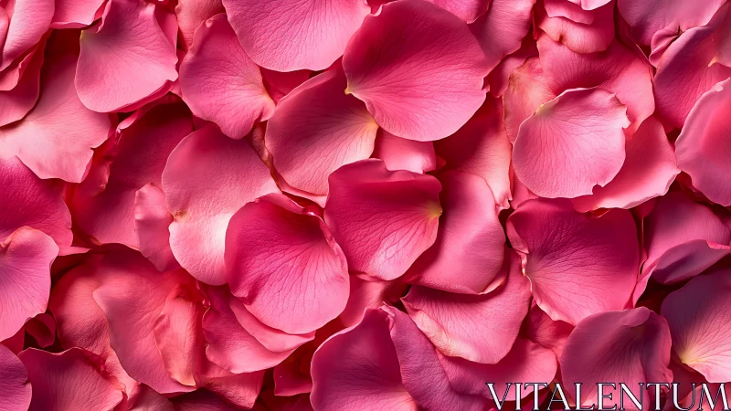Rose Petals Layered in Deep Pink Tones.