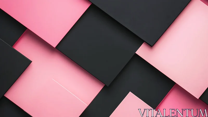 Midnight cherry panels in playful geometric collision.