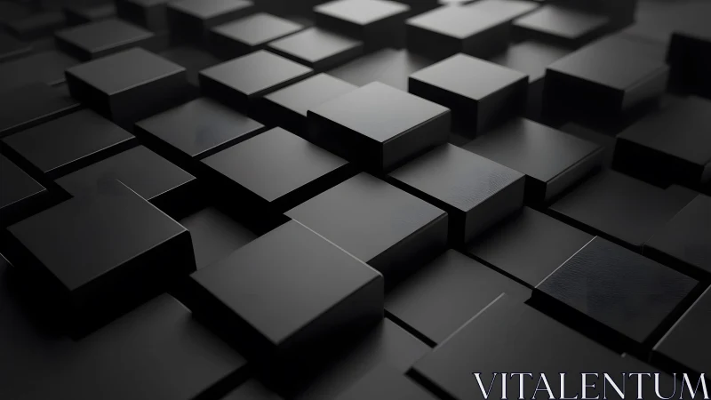 Midnight stepping cubes in a quiet mechanical skyline.