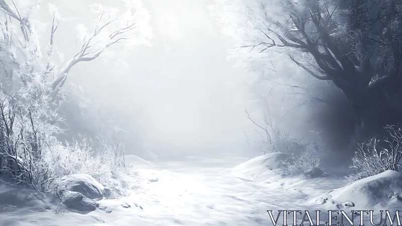 Frozen Cathedral Unfolds Where Winter Breathes.