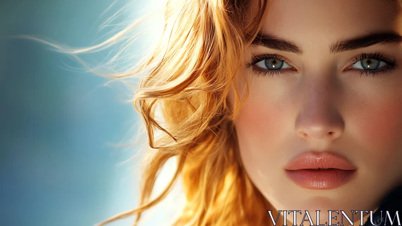 Close-up portrait shows detailed face with sharp focus