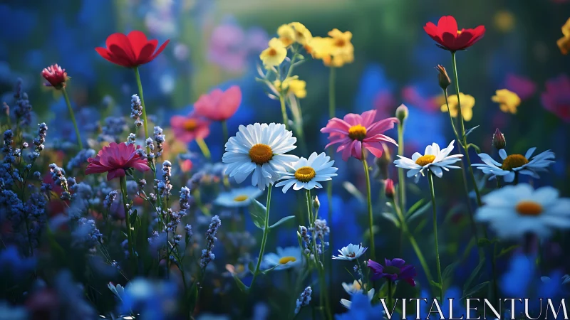 Wildflower Symphony in Jeweled Bloom