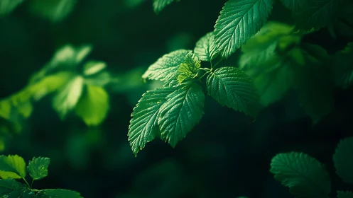 Leaflight quietly crowns the forest&rsquo;s deep green hush