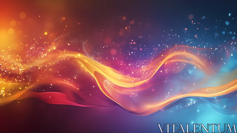 Spectral fluid dynamics of luminous color wavefront ribbons.