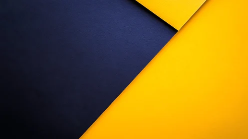 Navy and yellow diagonal geometric paper background art.