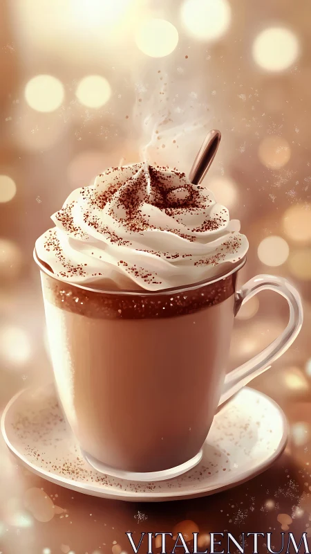 Cozy whipped cream hot chocolate invites a quiet, sweet pause