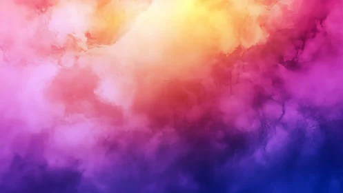 Sunrise clouds melt into a dreamy neon twilight sea