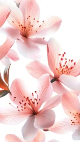 Translucent Blooms Dazzle Against Pure Lightness