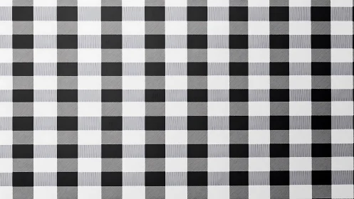 Monochrome checkered grid with alternating shaded squares.