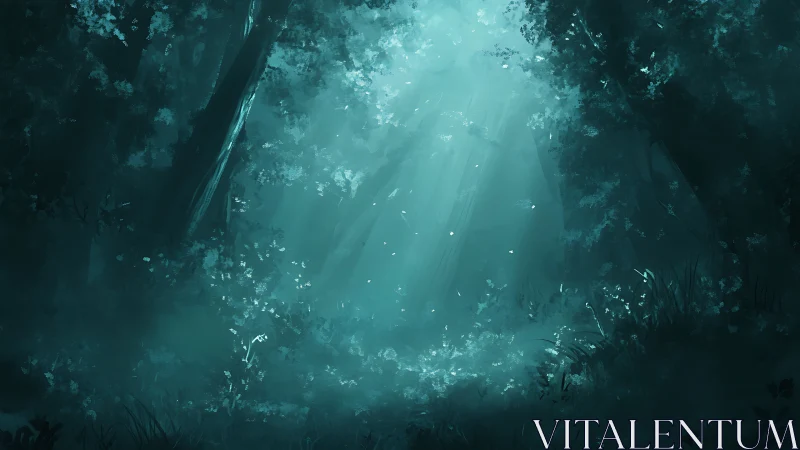 Luminous Depths: Where Sunlight Meets Mystery.