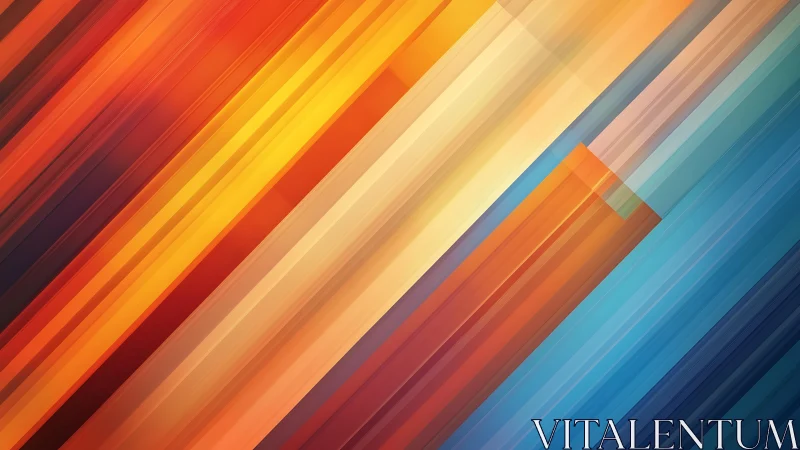 Vibrant diagonal abstract stripes in warm and cool gradient style.