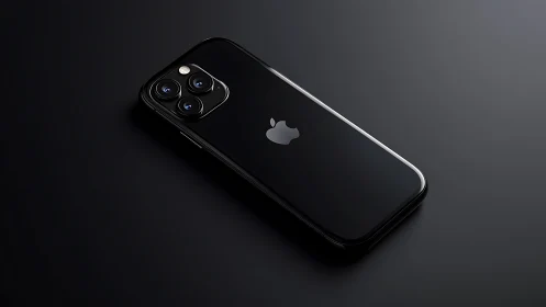 Obsidian Smartphone Strikes a Dramatic Pose Against Twilight