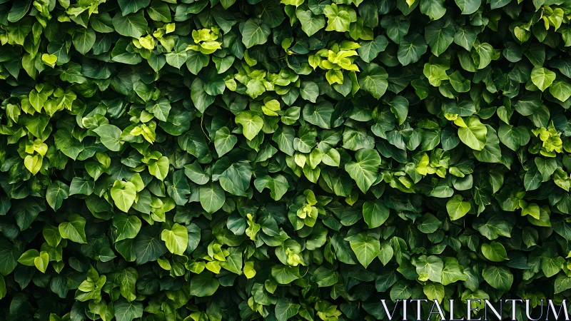 Dense ivy foliage forms a continuous textured botanical screen