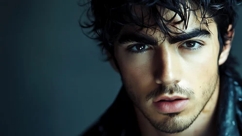 Close-cropped male portrait shows sharp facial detailing