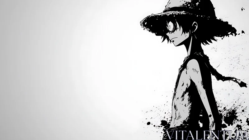 High‑contrast ink anime profile with splatter dispersion field.