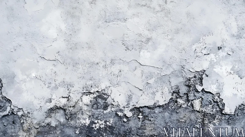Weathered Concrete Wall Texture with Peeling Paint, Grunge Style.