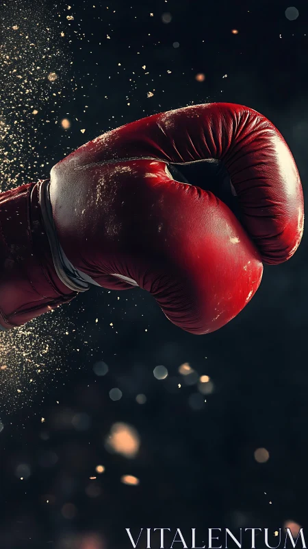 Crimson Gloves Unleash Golden Fury Through Darkness.