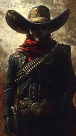 Grinning desert outlaw wears death like a well-cut suit