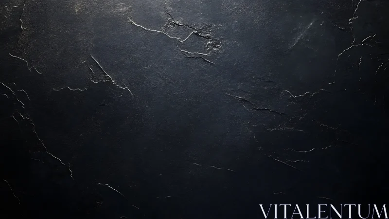 Dark slate texture with subtle cracks and reflective sheen.