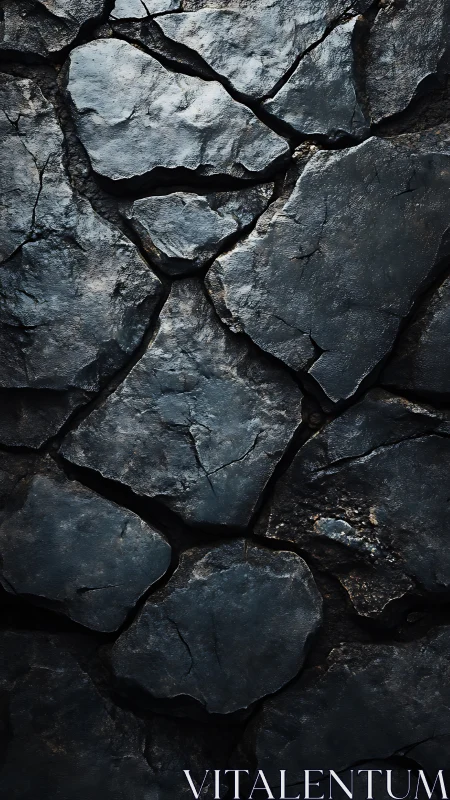Weathered dark stone texture with deep, moody character.