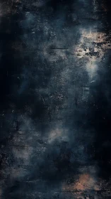 Moody textured midnight wall with muted copper accents.