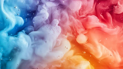 Dreamy swirling clouds of color blending in gentle motion.