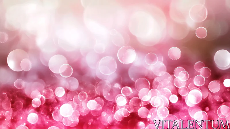 Pink bokeh background with soft circular light glow.