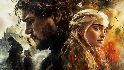 Storm-bitten destinies burn bright between ice and dragonfire