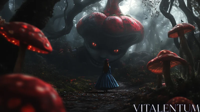 Midnight encounter with the grinning demon mushroom king.