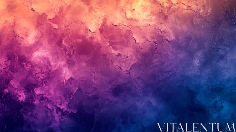 Dreamy sunset colors melt gently into deep twilight hues