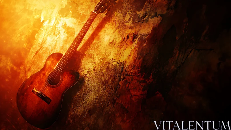 Sunlit guitar leans into a wall of molten amber echoes