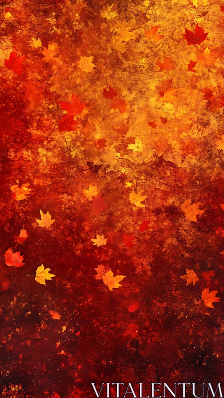 Spectral gradient of autumnal maple leaves in turbulent descent.