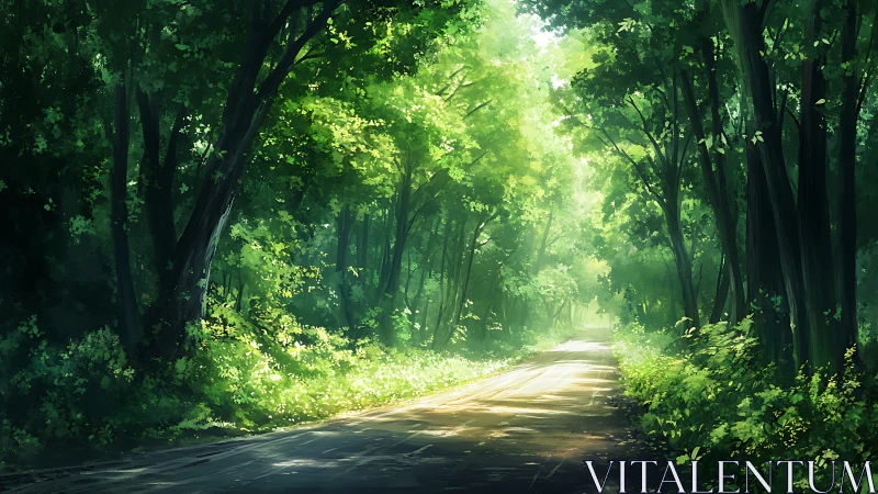 Cathedral of Green: Where Sunlight Kisses Emerald Walls.