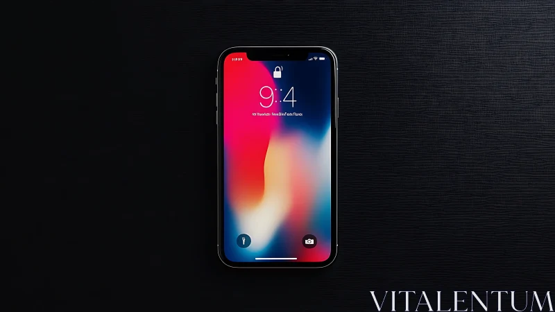 iPhone Lock Screen: Liquid Color Dreams at 9:4.