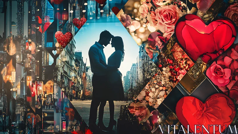 Urban Romance Unfolds Through Layers of Light