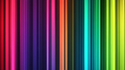 Vertical multicolor light bars form continuous spectrum bands