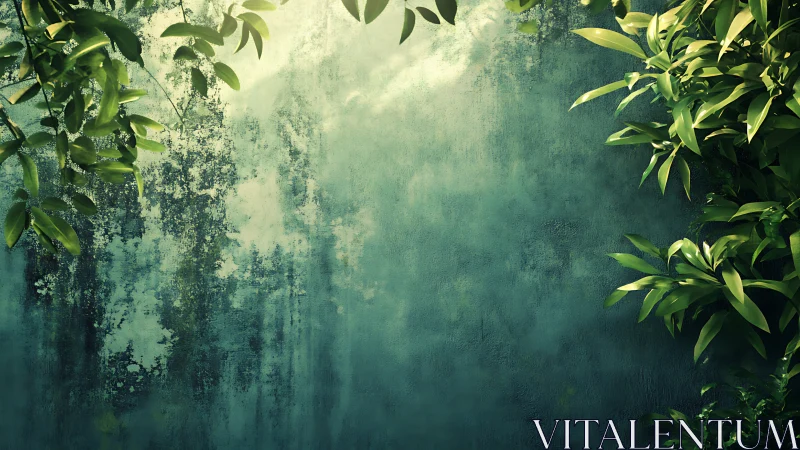 Atmospheric Surface Degradation with Botanical Framing.