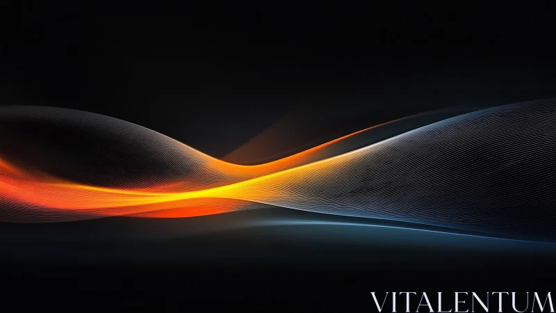 Parametric lightwave ribbons with thermal to cool spectral gradient