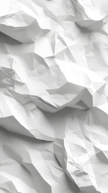 Cascading paper canyons in sculpted monochrome lightscape.