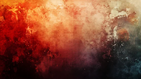 Textured gradient abstraction with red to dark tones transition.