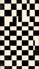 Monochrome grid with irregular checkerboard distribution.