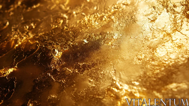 Shimmering Gold Texture Abstract Background with Metallic Highlights.