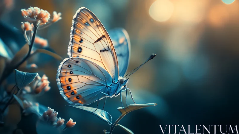 Twilight wings hold their breath on a silver-blue leaf