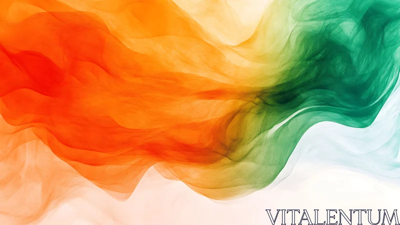 Tricolor silk currents swirling in luminous abstract motion.