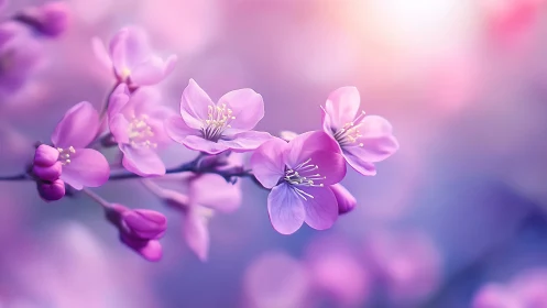 Silk-Petaled Reverie: Blooms in Pastel Dreamscape.