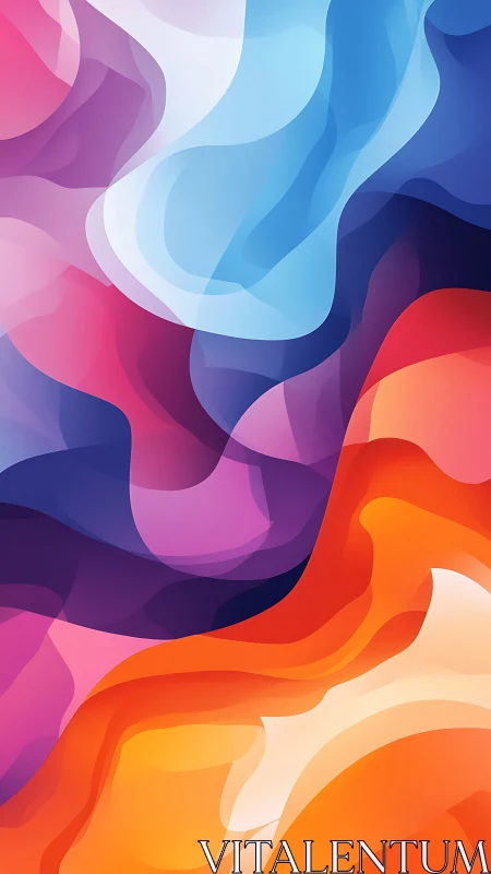 Multilayered fluid gradient waves in warm and cool spectra.