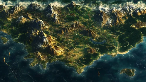 Sweeping fantasy continent invites exploration and quiet wonder